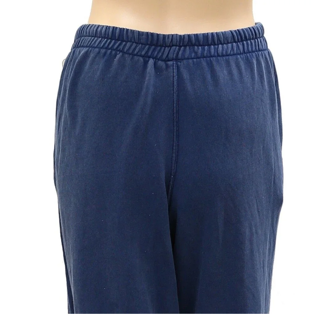 Free People FP Movement Jogger Pants High-Rise Ribbed Pull-On Smocked S 286701